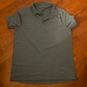 lululemon men’s polo. teal. large